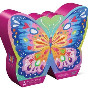 Crocodile Creek Butterfly Garden Floor Puzzle, 36 Pieces, Ages 3+